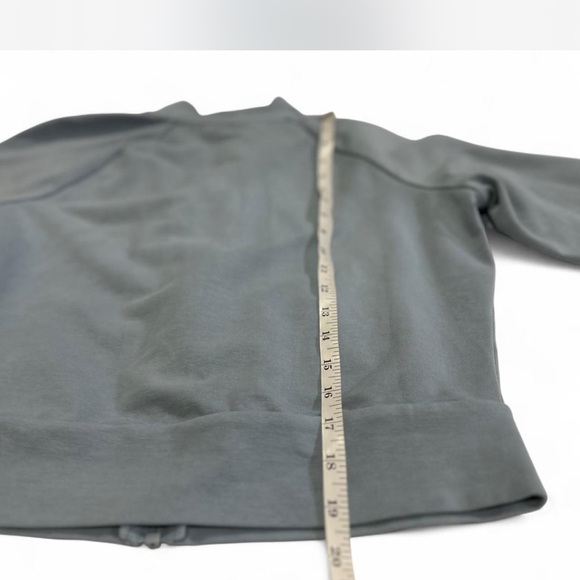 [Skims| Baby Blue Tracksuit Zip Up Fitted Hoodie (L) Fold Over Pants (S) Long - Picture 4 of 8